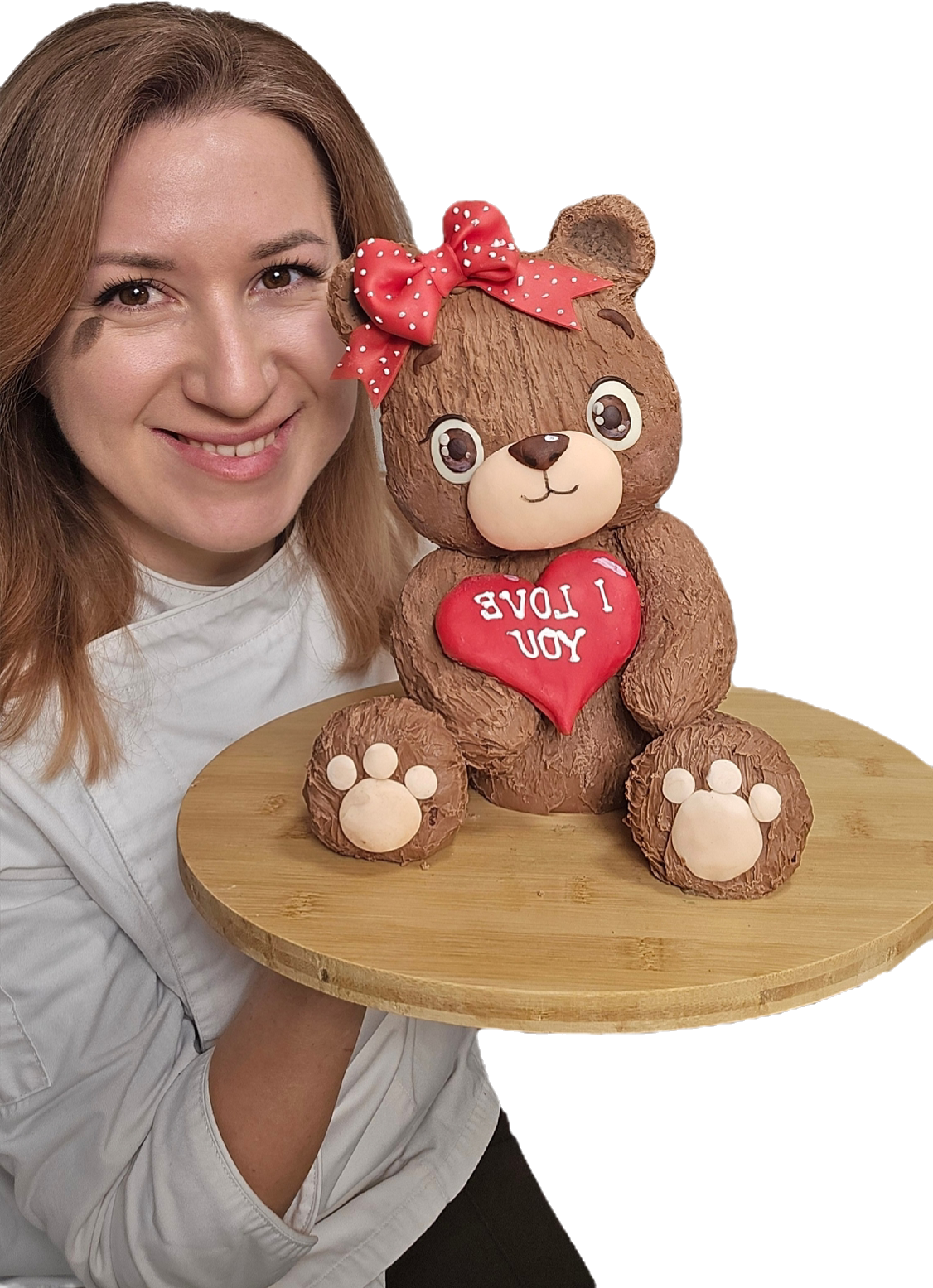 3D торт ведмедик